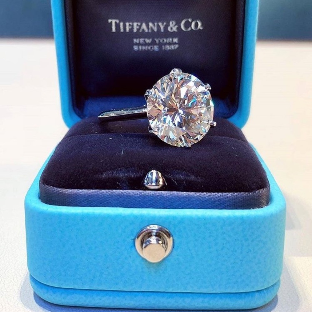 3.67Ct Round Cut Lab Diamond Silver Solitaire Ring - Picture 17 of 17